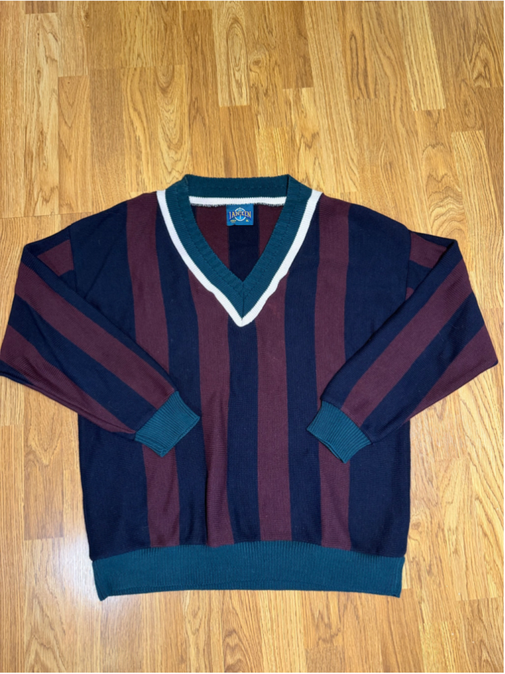 Vintage 90s Jantzen Sweater XL Preppycore Collegecore